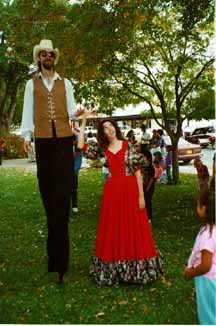 Tall Dan with Peggy